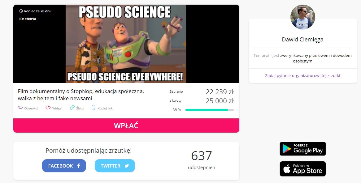 Lekarz chce wzorem Sekielskiego zrobić film demaskujący biznes antyszczepionkowców