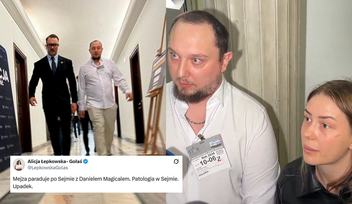 Mejza skorzystał z przywileju poselskiego i zaprosił Daniela Magicala do Sejmu