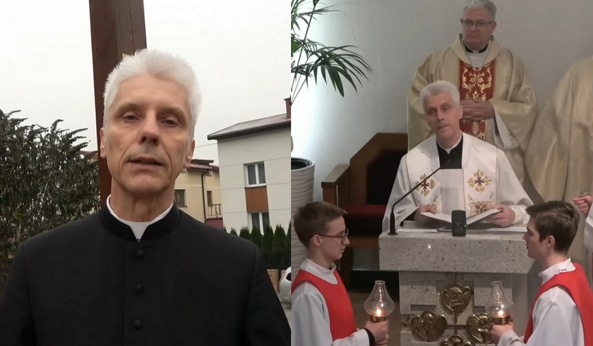 Ksiądz Koczwara dostał zakaz nauczania za swoje kazanie, ale przybywa mu wyświetleń na YouTube