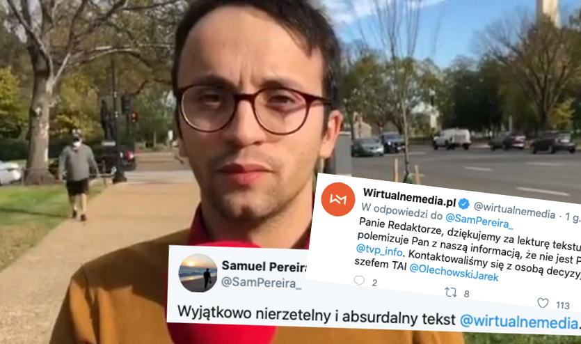 Wirtualne Media: Pereira nie jest już naczelnym TVP.info. Pereira: jestem