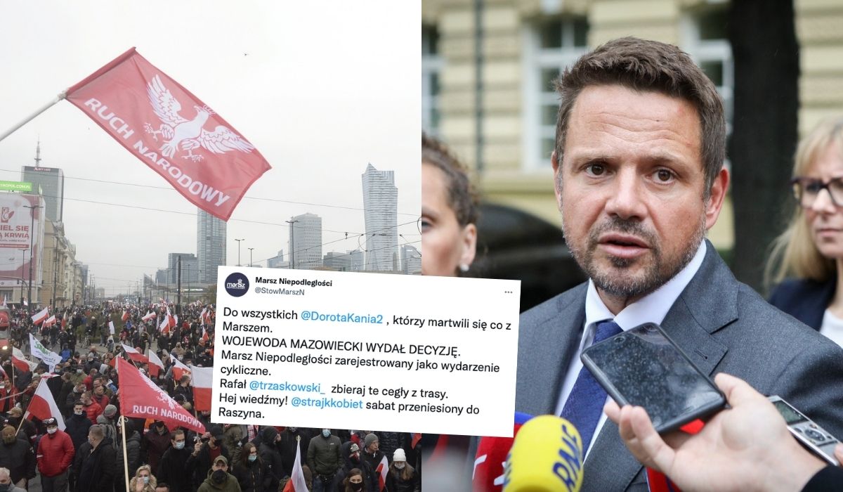 Marsz Niepodległości jednak został zarejestrowany jako wydarzenie cykliczne, ma pierwszeństwo przed innymi manifestacjami