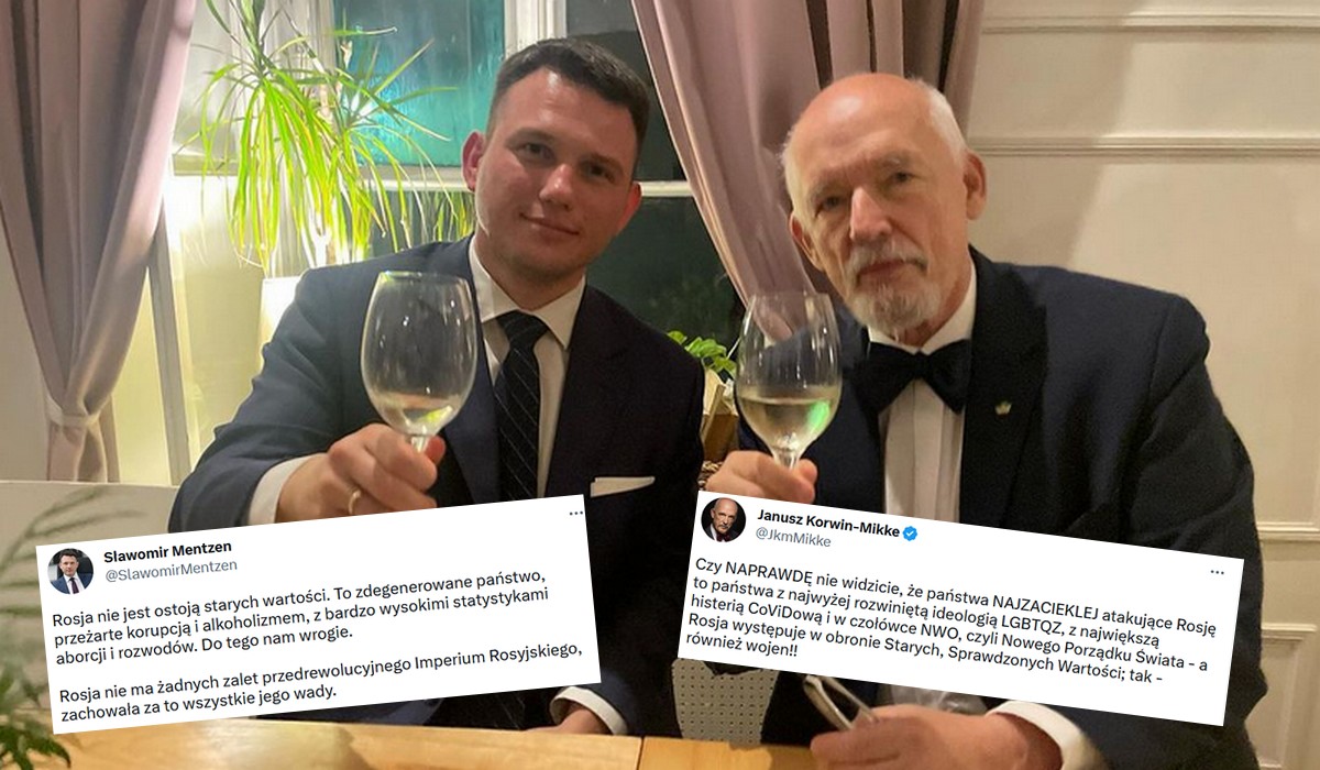 Mentzen dołączył do krytyki Korwina i tłumaczy mu, że Rosja wcale nie jest ostoją starych wartości