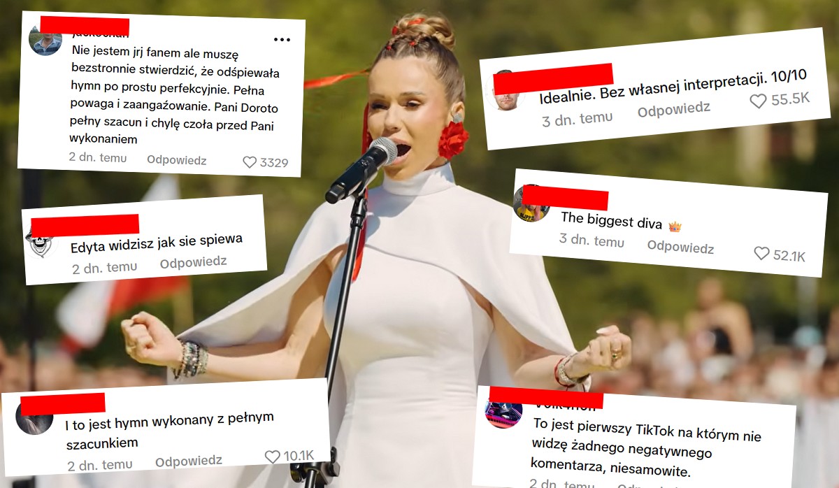 Hymn Polski w wykonaniu Dody stał się hitem TikToka
