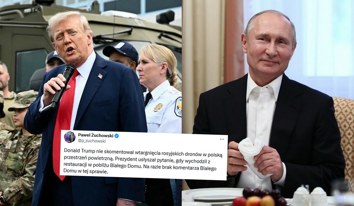 Naruszenie polskiej przestrzeni powietrznej bez komentarza administracji Trumpa