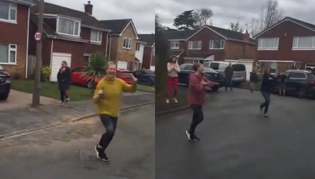 UK: hitem stały się wspólne tańce, ale z zachowaniem dystansu, więc wygląda jak szkolna dyskoteka