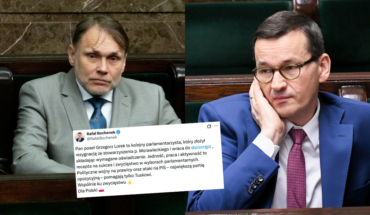 Poseł Lorek uznał, że jednak nie podoba mu się u Morawieckiego i wrócił do PiS