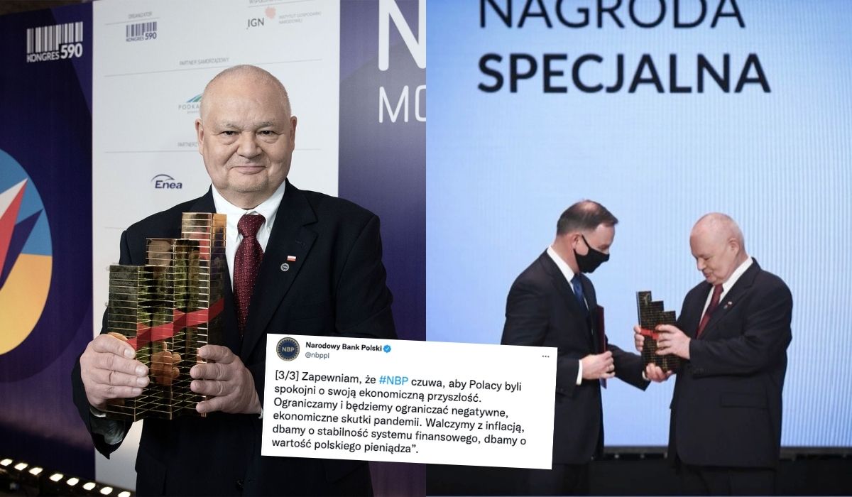 Prezes NBP otrzymał nagrodę od prezydenta za swoje liczne osiągnięcia ¯\_(ツ)_/¯