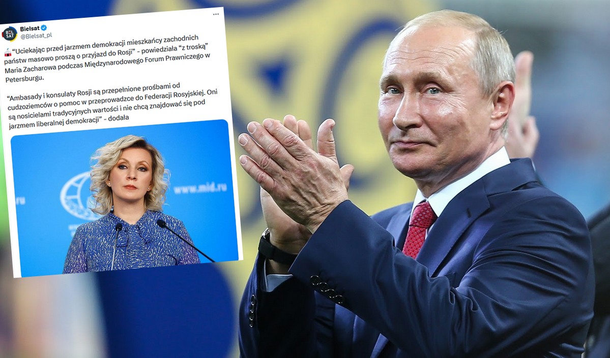 Rosja twierdzi, że ludzie masowo do niej uciekają przed demokracją i degeneracją