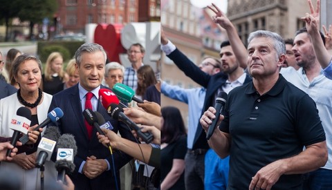 Frasyniuk do Biedronia: "Twój pomysł pachnie śmiercią. Musisz namawiać ludzi, żeby stworzyli zaporę przeciwko PiS"