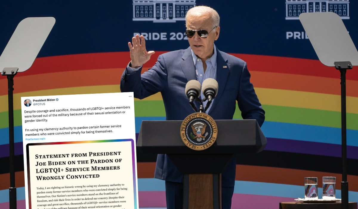 Biden ułaskawił weteranów skazanych na podstawie prawa zakazującego stosunków homose*sualnych