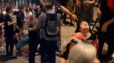 Policja użyła gazu przeciw protestującym przed Pałacem Prezydenckim