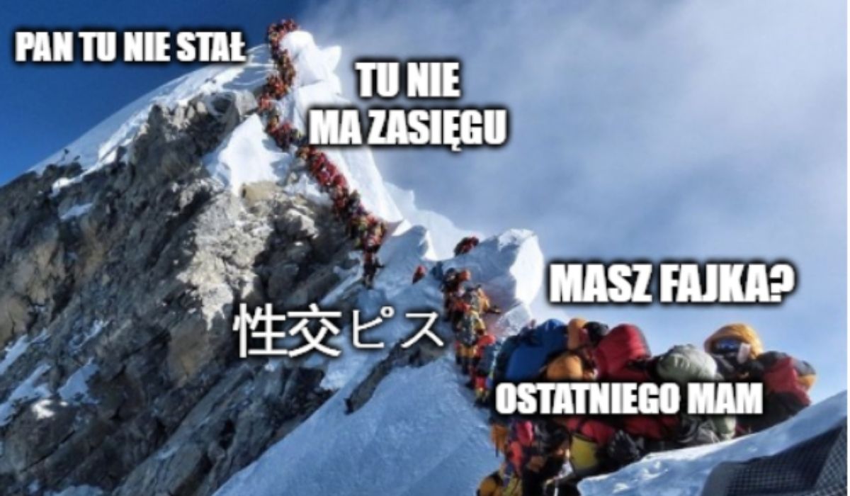 Nepal musiał ograniczyć liczbę turystów na Mount Everest, bo robił się niebezpieczny tłum