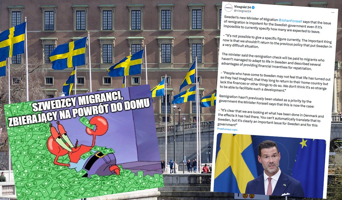 Szwecja chce płacić imigrantom, którzy się nie zasymilowali, 35 tysięcy dolarów za wyjazd z kraju