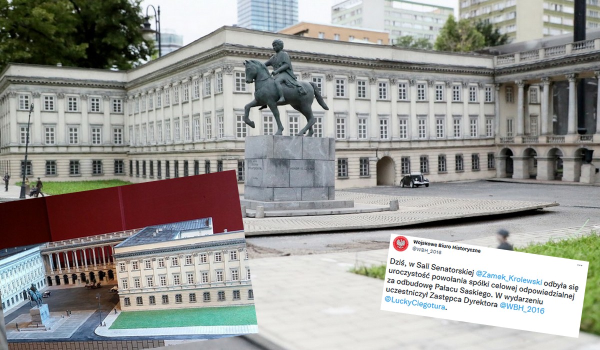 Rząd powołał Spółkę Celową do budowy Pałacu Saskiego. Za 2,45 miliarda zł
