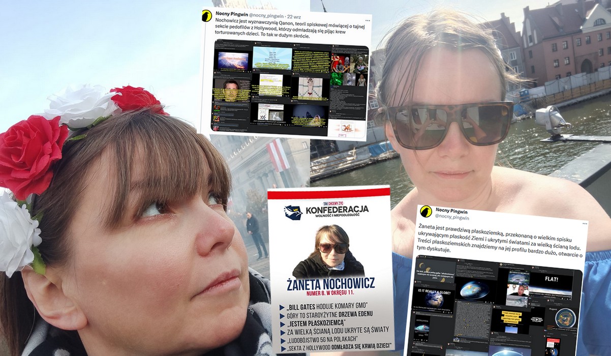 Kandydatka Konfederacji wierzy w płaską Ziemię i Trumpa podróżującego w czasie