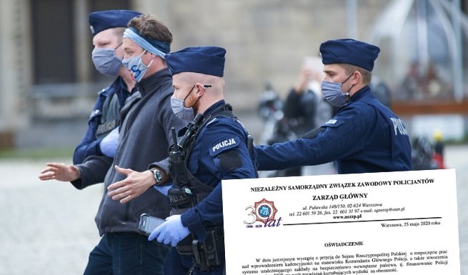 Policjanci apelują do Sejmu, żeby policja była niezależna od polityków