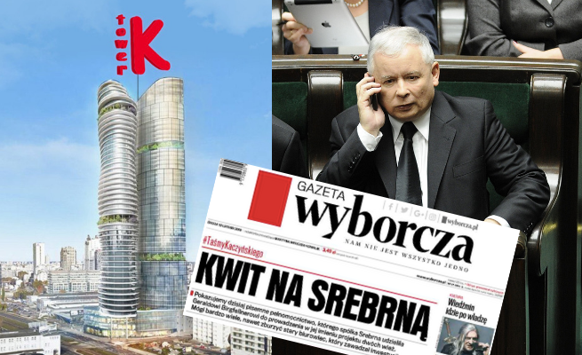 "Taśmy Kaczyńskiego": Wyborcza ujawnia "kwit na Srebrną"
