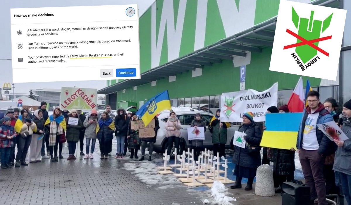 Leroy Merlin nie lubi krytyki i poprosił FB o skasowanie nieprzychylnego profilu, FB od razu tak zrobił