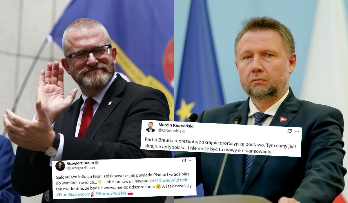 Minister Kierwiński twierdzi, że partia Brauna jest na granicy delegalizacji