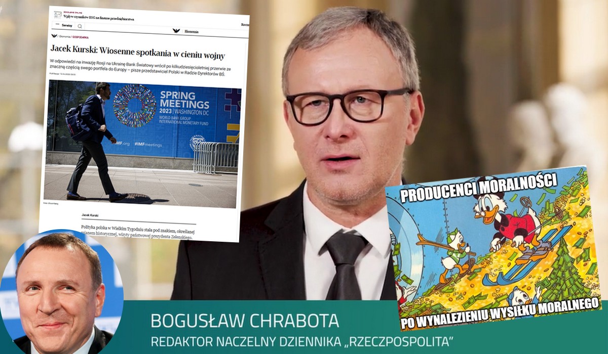 Naczelny Rzeczpospolitej przyznaje, że publikowanie Jacka Kurskiego wymagało "wysiłku moralnego"