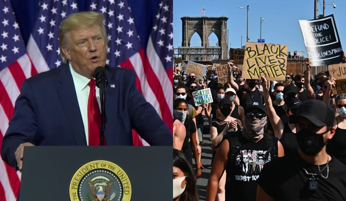 Trump określił ruch Black Lives Matter jako "szkodzący czarnej społeczności"