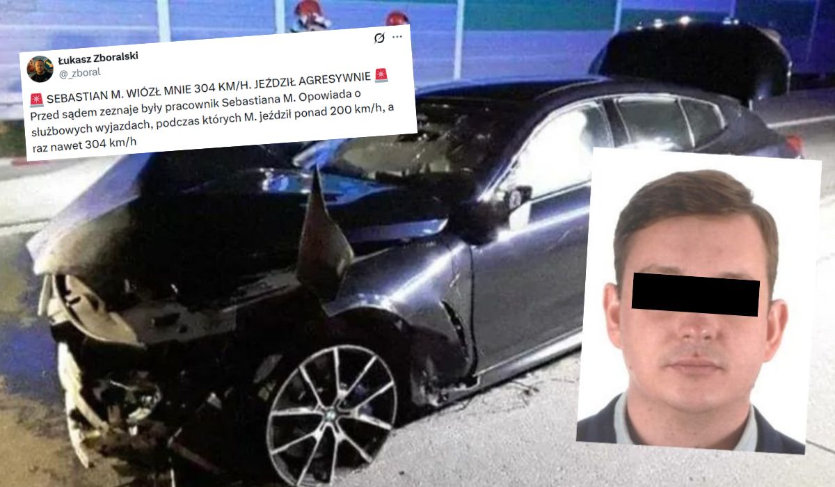 Pracownik Sebastiana M. zeznał, że szefowi zdarzało się jeździć 200 km/h, 300 km/h też, chociaż rzadziej