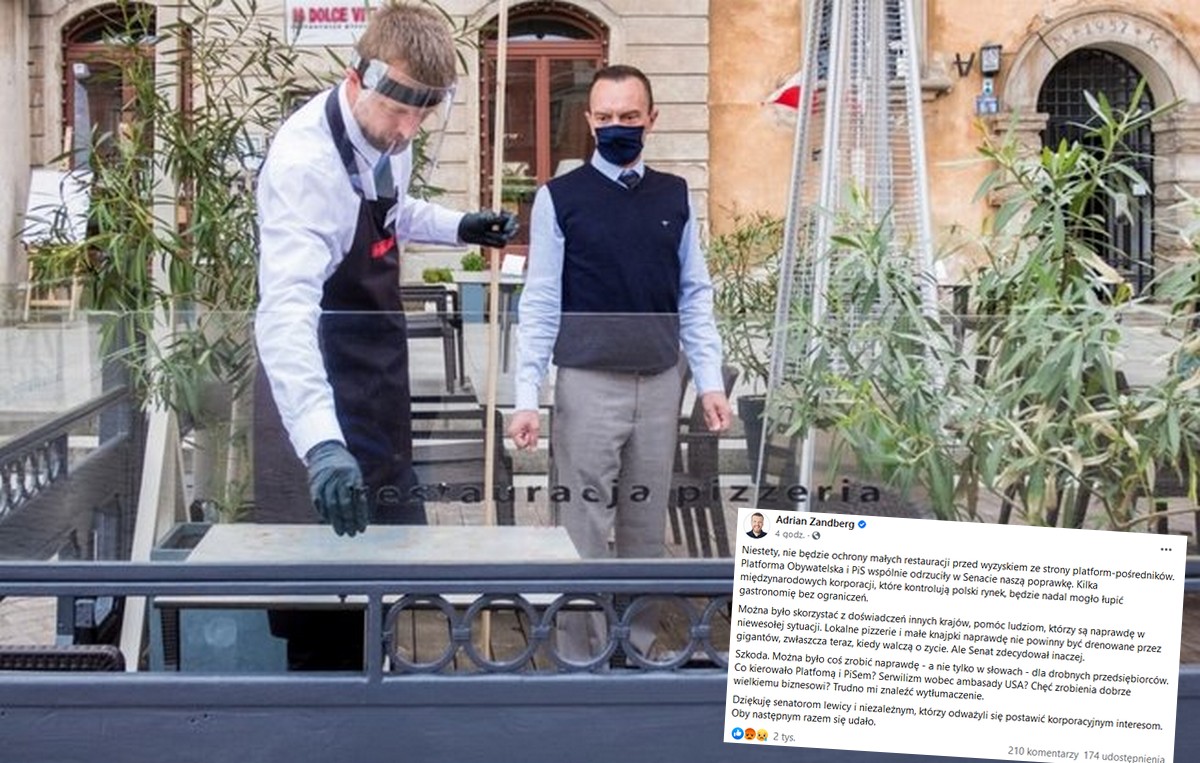 PO i PiS odrzuciły poprawkę, która miała chronić mniejszych restauratorów przed korporacjami