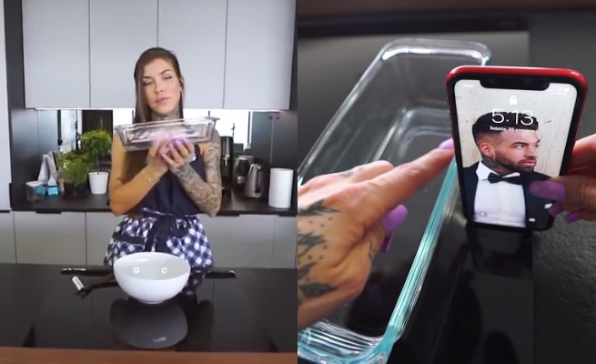 Instagramerka zmierzyła foremkę: "na dwa ajfony i troszkę długa"