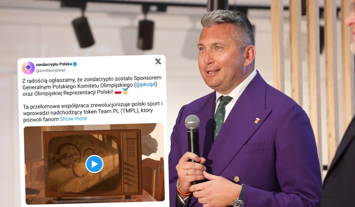 Z jakiegoś powodu giełda kryptowalut została sponsorem polskich sportowców olimpijskich