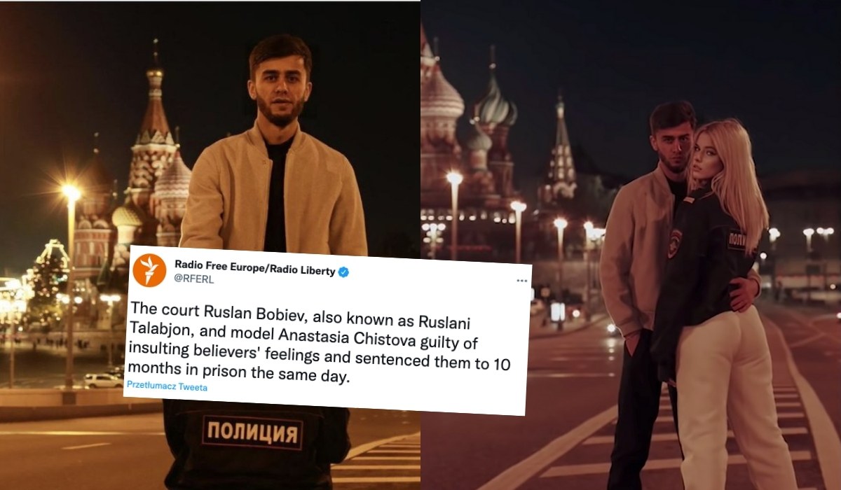 Rosja: para skazana na 10 miesięcy za sprośne fotki pod katedrą, obrazili uczucia religijne