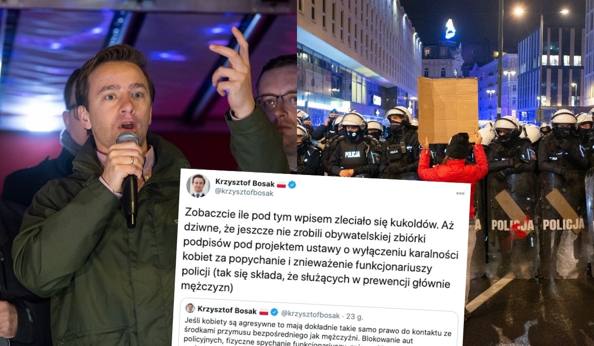 Bosak narzeka, że pod wpisem "zleciały mu się kukoldy"