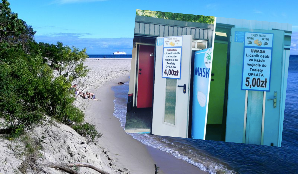 Nad morzem drastycznie podrożało załatwianie potrzeb fizjologicznych w WC i coraz więcej osób wybiera zew natury