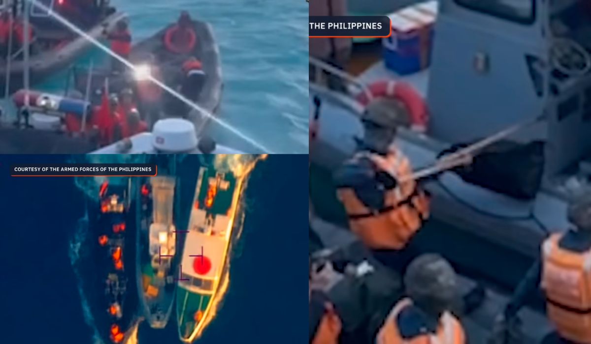 Filipińczycy pokazują nagrania, jak Chińczycy biją ich i przeganiają na morzu