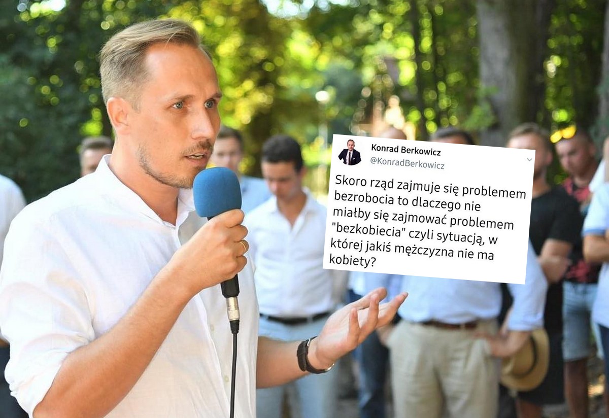 Poseł Konfederacji: skoro rząd zajmuje się problemem bezrobocia, dlaczego nie miałby się zajmować problemem "bezkobiecia"?