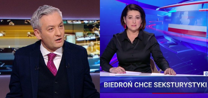 Biedroń pozwie Wiadomości TVP za materiał o "promocji se*sturystyki w Polsce"