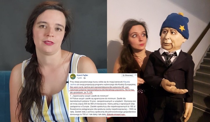 Fejfer, ten od porażek, wyjaśnia Jachirze, tej od kukiełek, jak to jest z tym socjalem