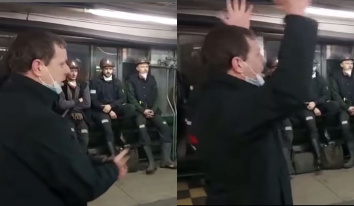 Bardzo zły górnik krytykuje rząd i mówi o okupacji Polskiej Grupy Górniczej, jego przemowa zrobiła się popularna w internecie