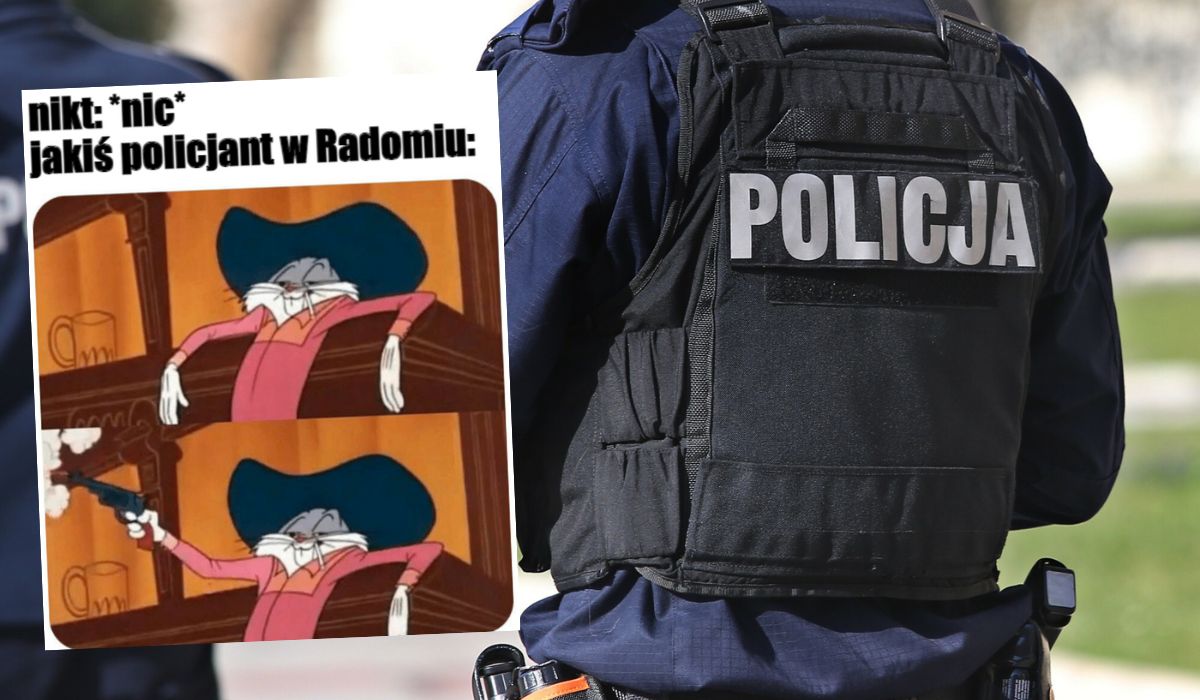 Radom: policjantowi wystrzeliło się z pistoletu podczas przeładowania