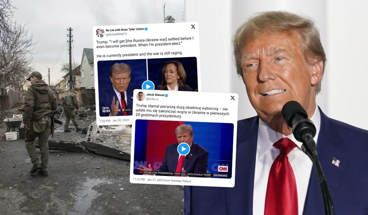 Pomimo zapowiedzi Donald Trump nie zakończył wojny w Ukrainie w 24 godziny, Zełenski apeluje o jedność