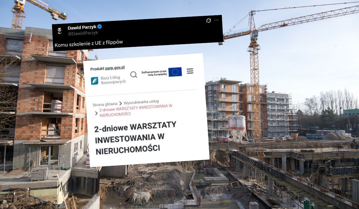 Firma wykorzystała fundusze unijne, żeby robić kursy flipowania mieszkań