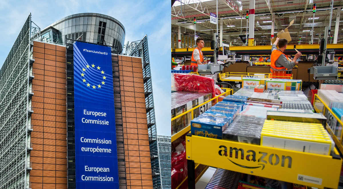 Komisja Europejska przymierza się do sprzedania klapsa Amazonowi za łamanie praw konkurencji