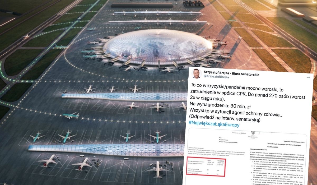 Rząd cały czas pompuje megaport "Solidarność", żebyśmy kiedyś byli potęgą lotniskową