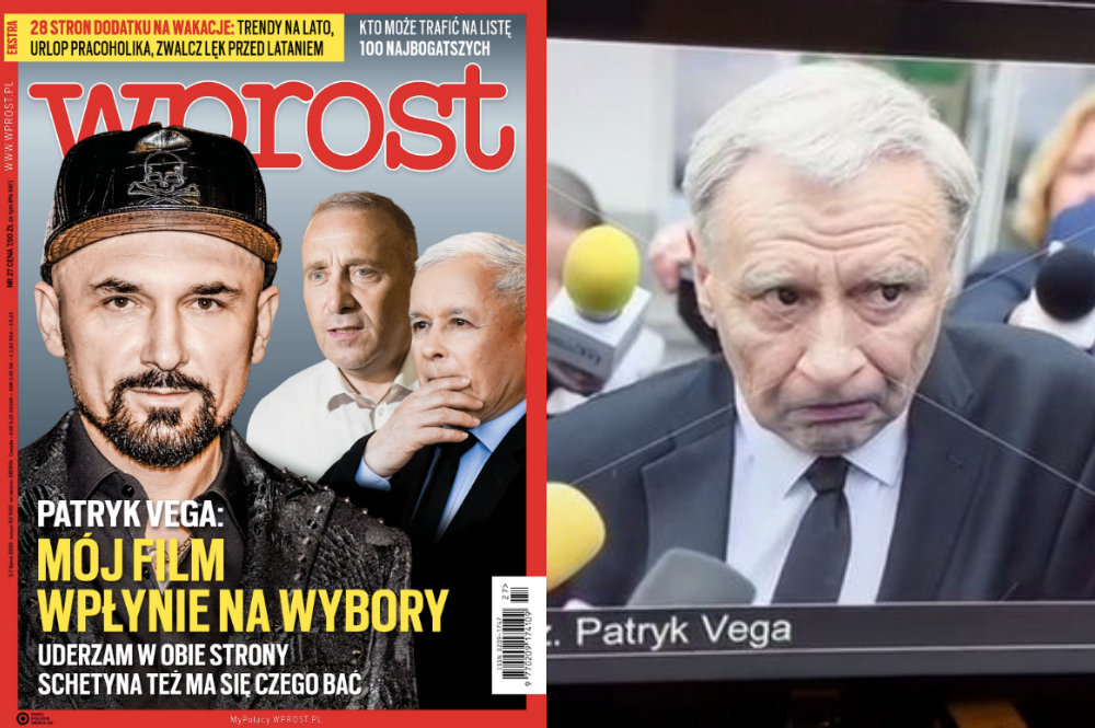 Patryk Vega: mój film wpłynie na wybory, uderzę w obie strony