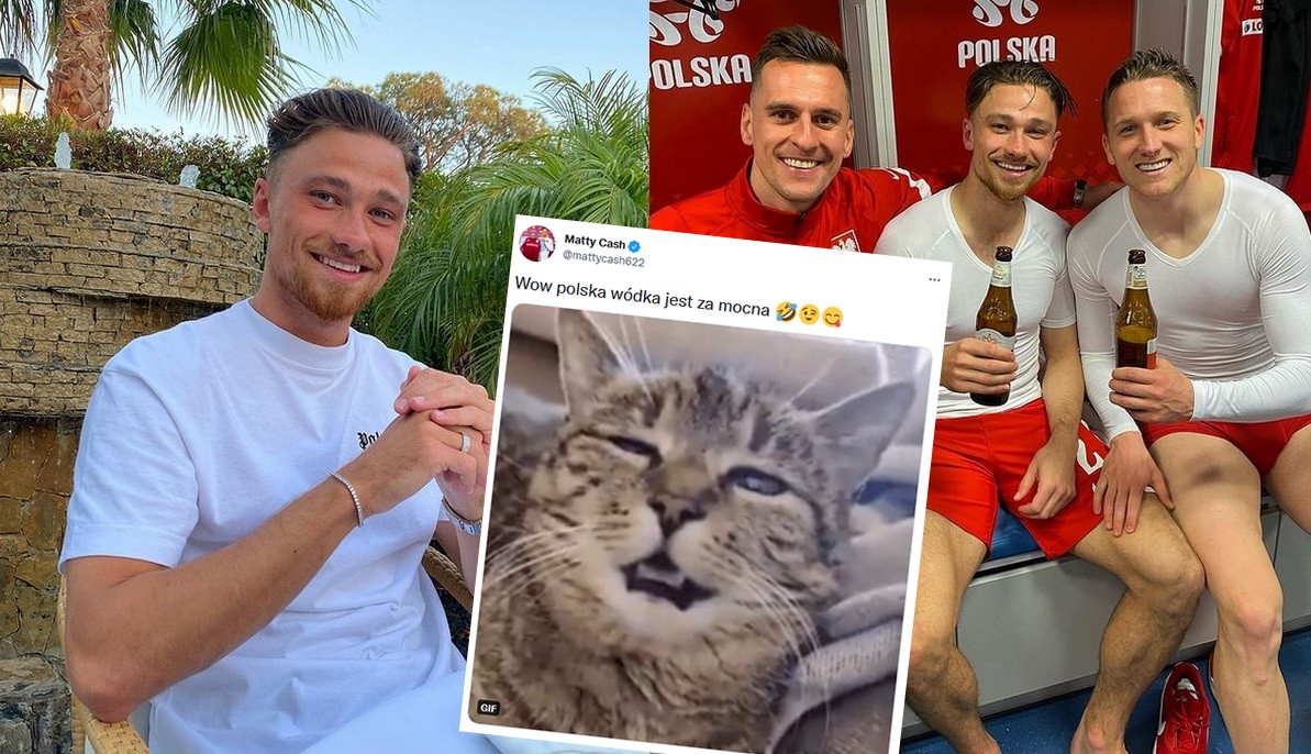 Cash zgodnie z zapowiedzią świętował mecz polską wódeczką, okazała się deczko za mocna