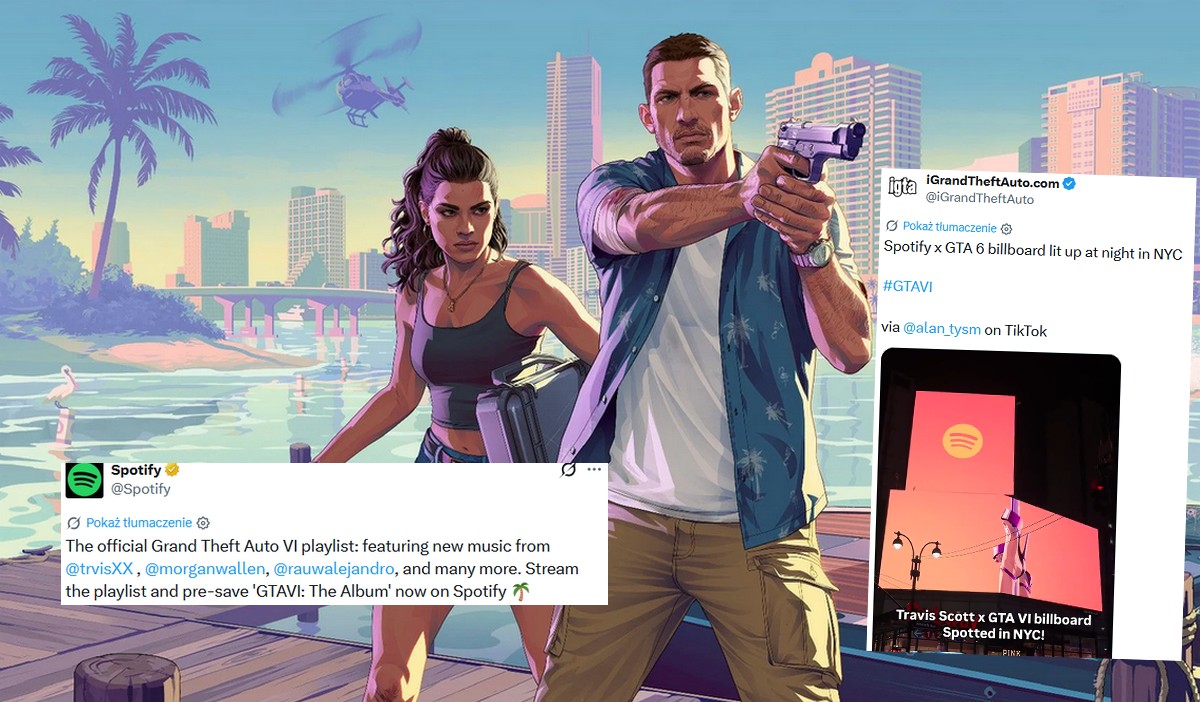 GTA reklamuje się playlistą na Spotify, ruszyły domysły, że będzie integracja pomiędzy nimi