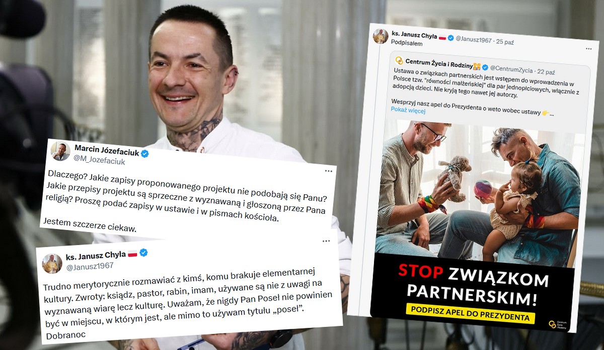 Poseł Józefaciuk dostał ochrzan od księdza za nazwanie go per "pan"