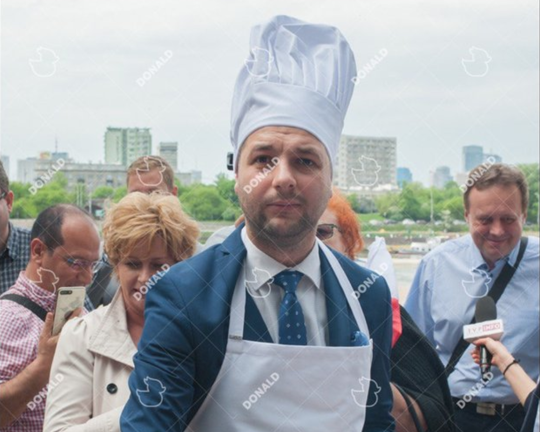 Jaki wpadł na otwarcie placu zabaw. "Nie miał nic wspólnego z jego budową"