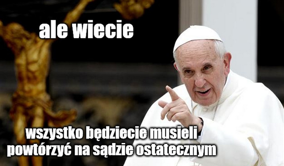 Papież spotkał się komikami i orzekł, że z religii też można śmieszkować