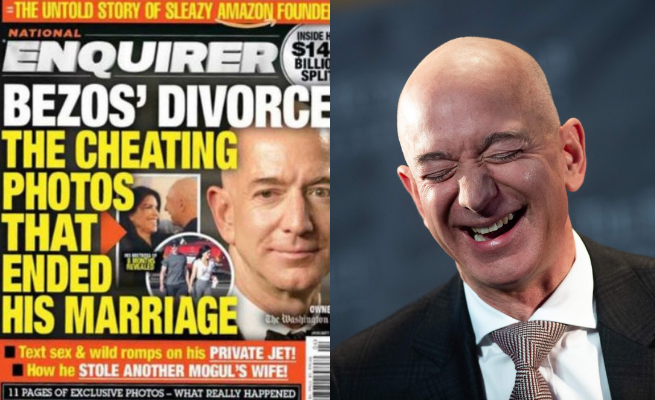 Jeff Bezos twierdzi, że jest szantażowany przez tabloid nagimi zdjęciami