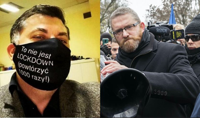 Dziambor opowiada o ciężkim przebiegu Covidu, ale wciąż nie potępia szuryzmu Brauna